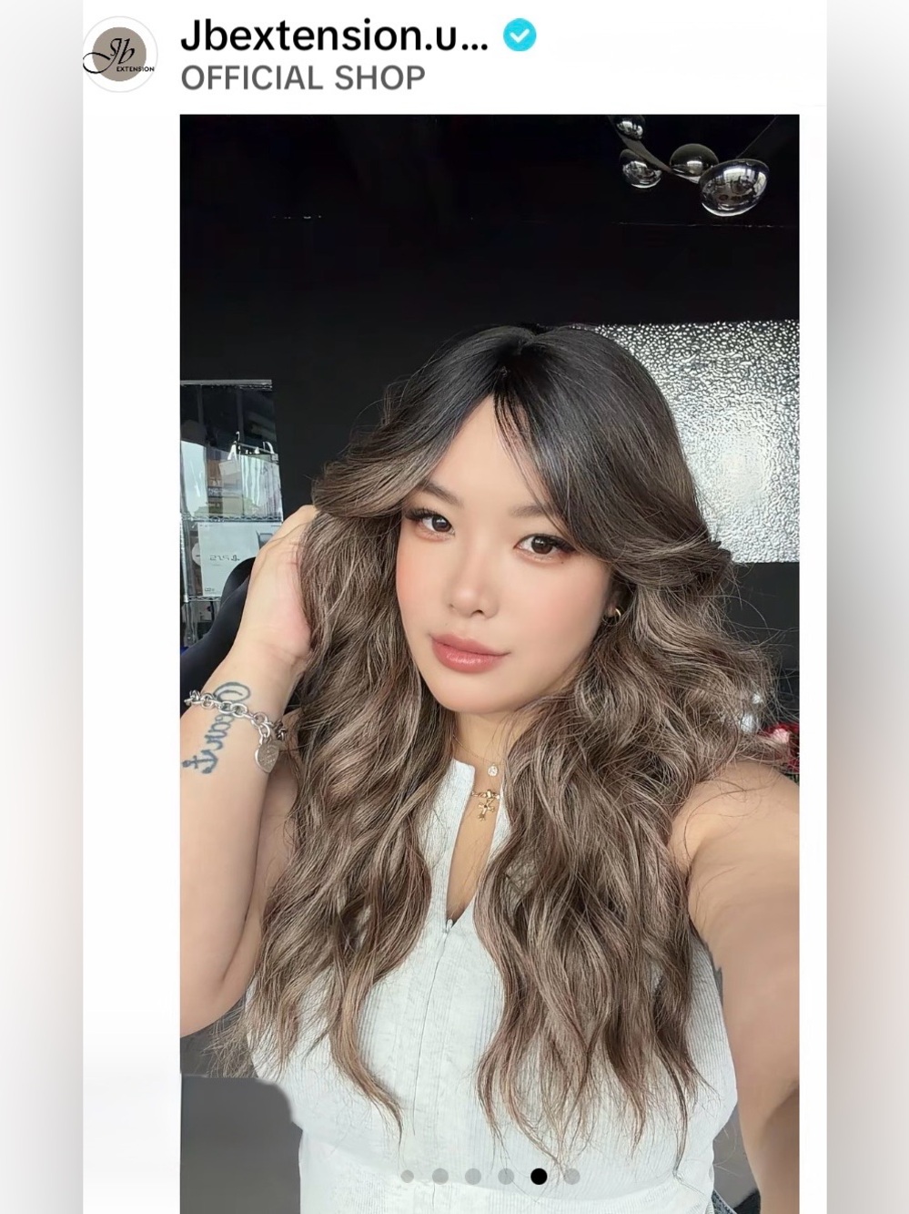 JBEXTENSION 25 Inches Wave Wome', Fashion Wig with Bangs ZANA/Zara